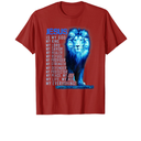 Lion Christian Jesus Is My God King, Lord, and Savior T-Shirt M