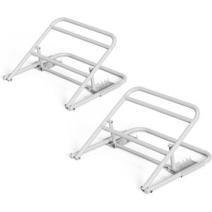 2 Pack Under Mattress Wedge, Metal Mattress Elevator With 4 Height Adjustable Design For Customized Comfort 150LBS Weight Capacity Under Mattress Riser Upgrade Sleep And Relaxation Experience