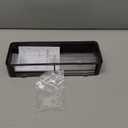 Kitsure Shower Caddy - 2 Pack Adhesive Shower Organizer, Rustproof Metal Shelves, No-Drill Bathroom Organizers and Storage, Brown, Large