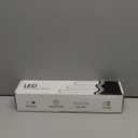 ASOKO Dimmable LED Under Cabinet Lights Warm White 2700K, 3 Pcs 12" Linkable Cabinet Lighting Plug in, 24V ETL Listed Plug, Led Closet Light Bars for Kitchen Counter, Shelf, Bookcase, Showcase etc (Manual switch-3 pack)