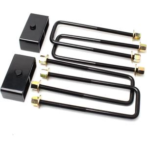 GAsupply 2" Rear Leveling Lift Kits,Compatible with 1999-2023 Chevy Silverado 1500, GMC Sierra Pickups, 2 Inch Forged Block with Extended U Bolts