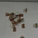 Ezprotekt 19 Pcs Clear Square Chair Leg Floor Protectors with Felt, Silicone Felt Furniture Pads for Hardwood Floor, Dining Table Leg Caps Covers No Scratches and Noise (L Fit: 1" - 1.4")