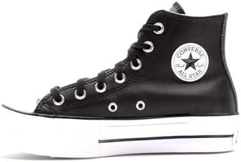 Converse Women's Chuck Taylor All Star Lift Platform Leather High Top Sneaker 8.5