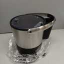 Oggi Insulated Ice , 4 Quart / 3.8 L, Stainless Steel, Black.