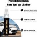 2 x Summit White(GAZ/WA8624) Car Paint Touch Up Pen for Chevy, 2-In-1 Color Accurate Touch Up Car Scratch Repair Paint Exact Match Chevy Series Premium Automotive Scratch Remover for Nicks & Chips Repair, 0.4 Fl Oz (EXP 10/23/29)