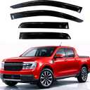 KPY Rain Guards Fit for 2022-2026 Ford Maverick, Out-Channel Window Visors Vent Wind Deflectors 4PC, Truck Accessories for 22-26 Maverick