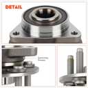 Front Wheel Hub Bearing Assembly Compatible with Chevy Cruze 2011-2015 1.4L 1.8L for Chevy Cruze Limited 16 Replacement 513315 2PCS