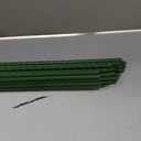 Garden Stakes 36 Inches Sturdy Green Plant Sticks 25 Pack, Metal Tomato Stakes Support, Yard Plant Support Cage for Potted Plants, Tomatoes, Trees, Cucumber, Fences, Beans (36 inch)
