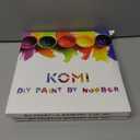 2 x KOMI Flower Paint by Numbers Kit for Adults, Adult Paint by Number Flowers Kits on Canvas Painting Art Craft Kits for Adults 16x20inch Frameless, Dancing Flower