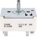 3149400 WP3149400 3148954 3148953 3148951 Range Burner Infinite Control Switch Replacement for Whirlpool Range Switch WP3148954 WP3148953 WP3148951 310180 311846 311858 311859