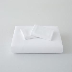 Queen Duvet Cover Set, 3 Pieces Solid Color Bedding Set with 1 Duvet Cover and 2 Pillow Shams, Comforter Not Included (White)