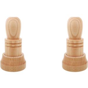 IMIKEYA Wooden Paper Pot Maker, 2 Set, Biodegradable, Eco-Friendly, Indoor/Outdoor, Easy to Use, Durable, Satisfied