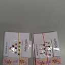12 Combo Bindi Packs All in One- Multicolored Face Jewels Bindi Stickers Indian Forehead Tika