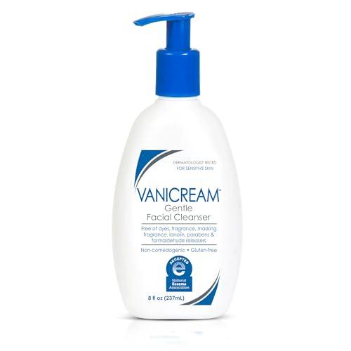 Vanicream Gentle Facial Cleanser with Pump Dispenser - 8 fl oz - Formulated Without Common Irritants for Those with Sensitive Skin