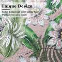 Yogeneg Queen Quilt Bedding Set,White Green Botanical Pattern Blush Full/Queen Quilt Set,3 Piece Lightweight Soft Summer Bedspread Coverlet with 2 PIillow Shams,All Season(Blush,90"x96")