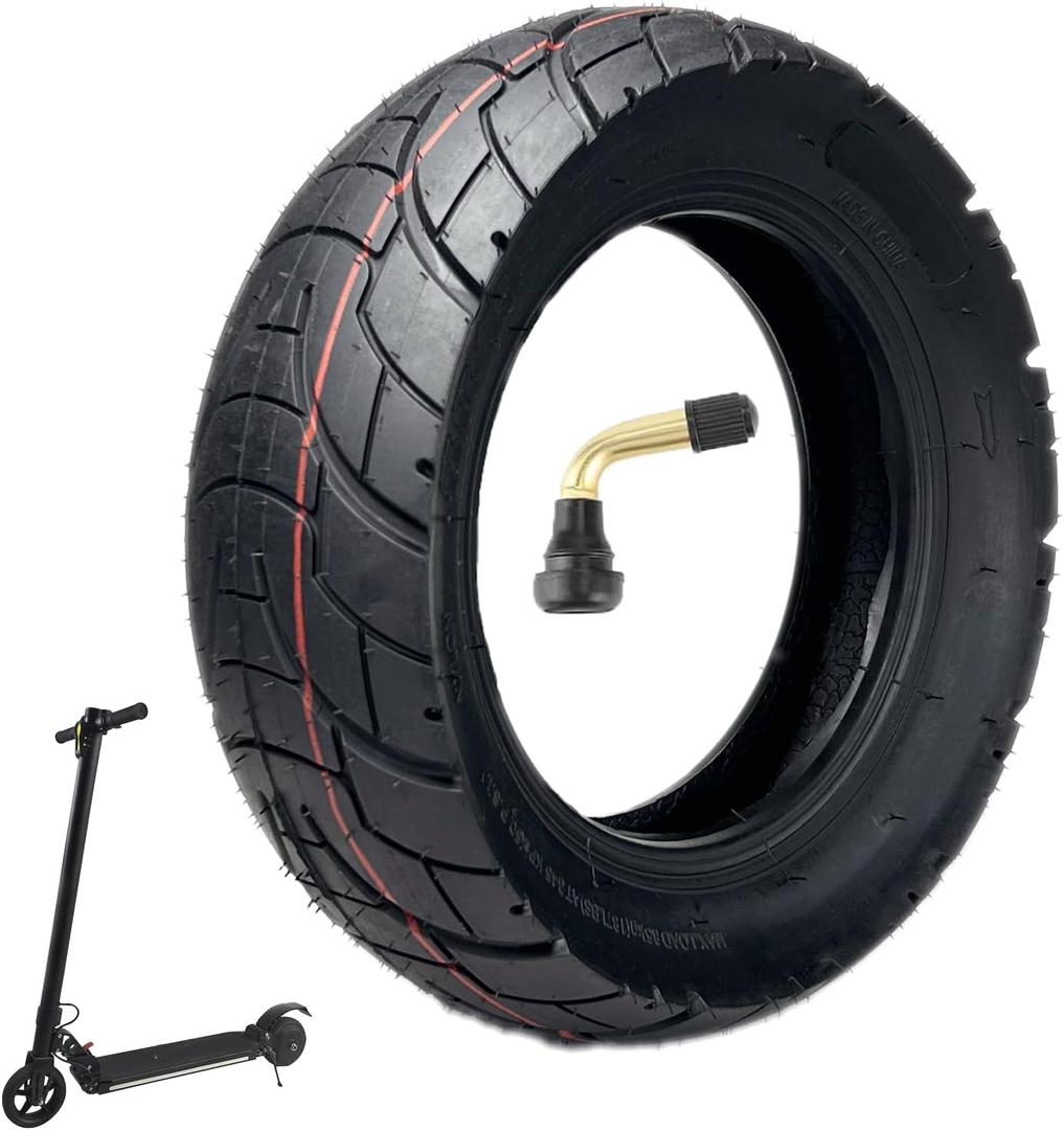 80/65-6 10x3 255x80 Off Road Tubeless Tire, 10 Inch Electric Scooter Replacement tire, With Tire Air Valve, for Nanrobot D4+/D5+/D6+/Apollo Pro/Varla Eagle One Electric Scooter 80/65-6 10x3 255x80 Off Road Tubeless Tire, 10 Inch Electric Scooter Replacement tire, With Tire Air Valve, for Nanrobot D4+/D5+/D6+/Apollo Pro/Varla Eagle One Electric Scooter