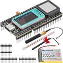 Wireless Tracker Module with 3000mAh Battery Kit Compatible with Arduino Supports WiFi LoRa GNSS GPS Development Board (863-928Mhz)