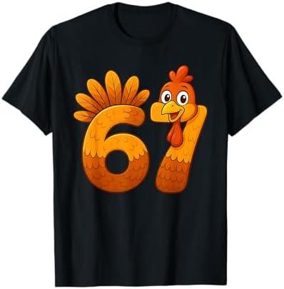 6 7Turkey Six Seven Meme 67 Funny Thanksgiving Boy Girl Kid T-Shirt Medium