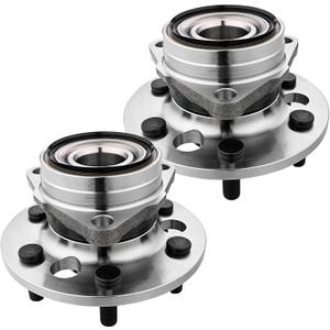 JLEO 515001 (Pair) Front Wheel Bearing Hub Assembly Fits for Chevy Blazer 1992-1994,for GMC Yukon,for Chevrolet GMC K1500 1988-1994,for Chevrolet GMC K2500 Suburban Non-ABS