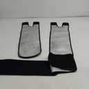 4 Pcs Thigh Wraps & Arm Trimmers Set Thigh and Arm Sweat Bands Slimmer Leg Wrap Compression for Weight Loss(Black and Sliver)