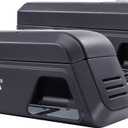 OW-2 Indoor Electric Mouse Trap 2 PCS, Instant Kill Rodent Zapper with Pet Safe Trigger, Black