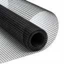 Boao 6.5ft x 100ft Deer Fence Netting, Heavy Duty Plastic Mesh 50gsm Animal Barrier for Garden, Fruit Trees, Vegetable, Black Vinyl Coated Fencing for Bird Deer Rabbit Protection Temporary Fence