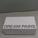 DREAM PAIRS Women's Flats Square Toe Mary Jane Flats Comfortable Casual Dress Shoes Ballet Flats with Buckle Strap Casual Work Office Mary Jane Shoes (11, White)