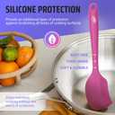 Kaluns 24 Pcs Silicone Cooking Utensils Set - Can Opener, Masher, Turner, Spatula, 446F Heat Resistant, Non-Stick, Premium Silicone & Stainless Steel