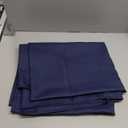 Biscaynebay Textured Fabric Tablecloths 70x120 Inches Rectangular, Navy Water Resistant Tablecloths for Dining, Kitchen, Wedding and Parties etc. Machine Washable