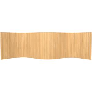 Red Lantern 2 ft. Short Bamboo Wave Screen - Honey
