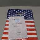 Choice Marts USA Flag Veterans Day Gift Bag 100 Count Patriotic 9"x12" Size 1.5Mil Thick Merchandise Bags With Handles