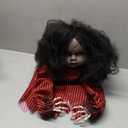 Haunted Hill Farm Scary Haunted Crawling Baby Doll, Halloween Animatronic with Touch Activated Lights and Sound, Battery Operated Indoor or Covered Outdoor Halloween Decorations, Creepy Fright Props