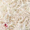1 LB Crinkle Paper Filler White Shredded Paper for Gift Baskets & Box Filler Mothers Day Gift Wrap Crinkle Cut Paper Shred Filler Paper Grass for Basket Filling Birthday Wedding Gift Wrapping Stuffer