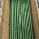 Tanlade 100 Pack 5 Ft/60 Inches Garden Plants Stakes Tomato Stakes Steel Metal Plant Sticks Support with Plastic Coated Sturdy for Tomato, Beans, Peppers, Trees, Outdoor Indoor Climbing Plants