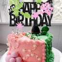 2 x Witch Birthday Party Decorations Pink and Green Witch Theme Happy Birthday Party Supplies