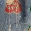 Josmo Care Bear Slippers for Girls Womens Cozy Plush Indoor Shoes Fun Fuzzy Bear House Slippers for Little Kids/Big Kids/Adults (Blue - Grumpy Bear)