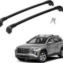 Lockable 300LBS Roof Rack Cross Bars Compatible with Hyundai Tucson 2016-2026 SE/SEL/N Line/Limited, Aluminum Crossbars Cargo Racks Rooftop Luggage Canoe Kayak Camping Gear Bike Carrier Rack