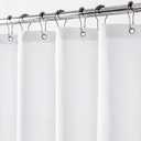 Felisa Extra Wide Fabric Shower Curtain Liner with 3 Large Magnets,84 W x 72 H inche Waterproof & Soft Cloth Shower Curtain,Washable White Shower Curtain Liner for Bathroom,Cortinas de Bao