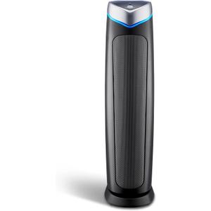 GermGuardian 5-In-1 HEPA Air Purifier for Home, Large Rooms Up To 915 Sq. Ft. with HEPA Pet Air Filter, UV-C Light & Odor Reduction, AC5250PT, 28" Tower, Gray