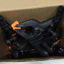 12 Pack Plastic Spring Clamps, 3.5inch Small Heavy Duty Clips for Crafts, Backdrop Stand, Woodworking, Photography Studios (Black)