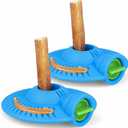 UFO Bully Stick Holder & Lick Mat - Flexible, Resilient, Quiet on Floors, Teeth-Safe, Safety Device for Dogs - Prevents Swallowed Ends, Long-Lasting, Dishwasher Safe (2)