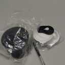 Nessus Reusable Kit for Nespresso Pods Vertuo, Reuse Old Coffee Pods for Nespresso Vertuo: 100 Pcs Aluminum Foil Seal Lid, Holder, Brush, Refillable Vertuo Plus Next Capsule Machine(No Pods Come) (Black)