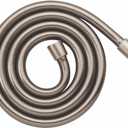 hansgrohe Techniflex Handheld Shower Replacement Shower Hose 63-inch Easy Install Modern Shower Hose in Brushed Nickel, 28276823