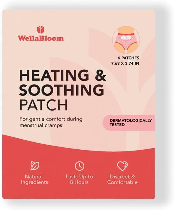 Heating Patches for Menstrual Discomfort, Soothing Warmth for Monthly Cramps, Heating and Soothing Patches for Women, Up to 8 Hours of Comfort (1)