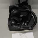 TECKNET Wireless Headset, Bluetooth Headset with AI Noise Cancelling Microphone - Rechargeable Bluetooth V5.2 Headphones, 50H Playtime & Mic Mute, On Ear Headphones for Trucker/Remote Work/Call Center (Deep Black)