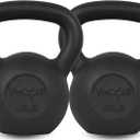 Yes4All 45 lbs /20.4 Kg Cast Iron Kettlebell for Dumbbell Weights Exercises, Gym, Full Body Home Workout Equipment, Push up, Grip and Strength Training