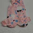 SUNFURA Cat Recovery Suit Full Body Suit, Cat Surgery Recovery Suit Female Kitten Onesie for Cats Anti-Licking, Pet Surgical Recovery Suit with Sleeves, Cat Spay Recovery Suit Male Neuter Pink L