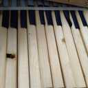 Greaton, 0.68-Inch Horizontal Wooden Bunkie Board/Bed Slats, Full, Beige