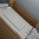 Collapsible Dog Crate for Large Dogs - 36" L Heavy Duty Dog Kennel No Tools Required with 4 Sides Steel Foldable Cage for Dogs Indoor Furniture, Portable Carrier with 2 Smooth Wheels, Beige