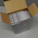 Hushee 10 Pack 17 oz Small Meal Prep Containers with 3 Compartments Snack Containers with Lid Disposable Plastic Bento Box Travel Lunch Food Boxes Stackable for Office Picnic (Clear)